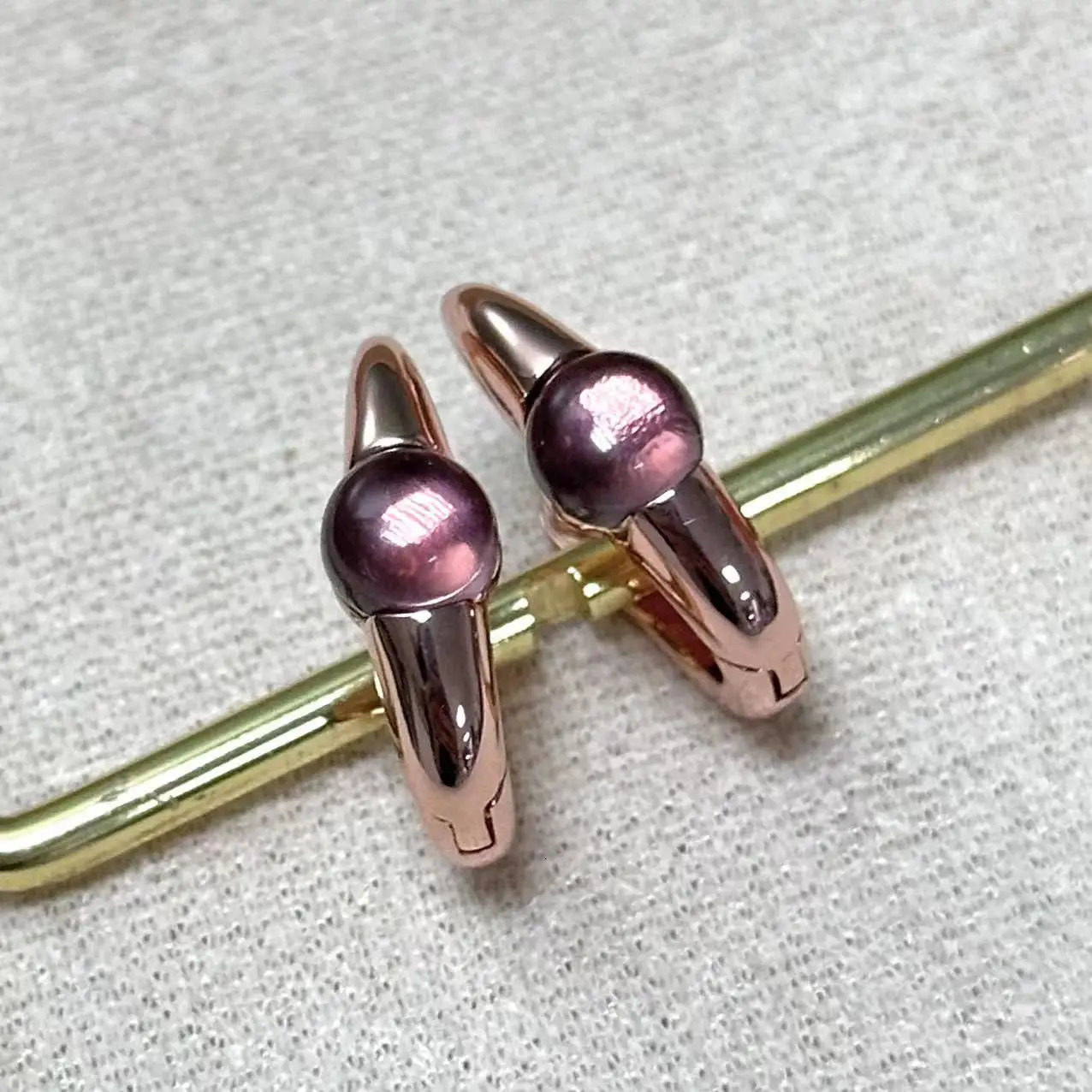 6mm Round Womens Earrings High Quality Amethyst Earrings Candy Color Earrings Fashion Jewelry 240710