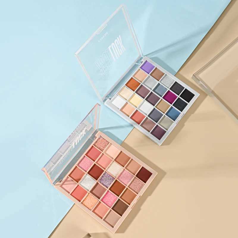 Cool Low Saturation Pure Wind 25 Color Eyeshadow P Late 2024 New Pearl Matte Color Ins Affordable Makeup zxx240720