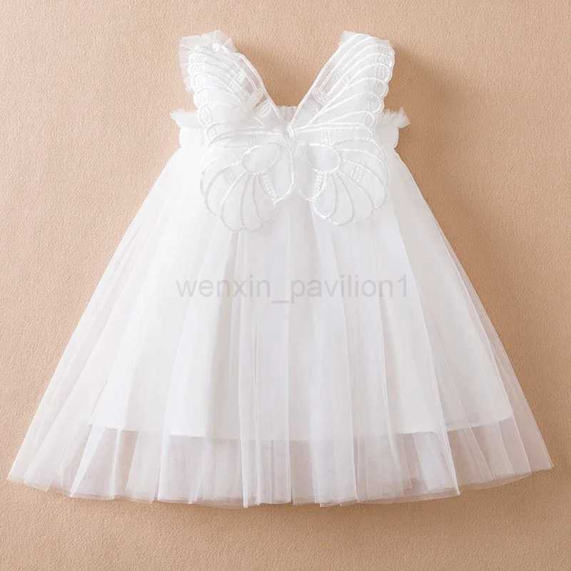 Toddler Baby Girl Dress Rainbow Sequins Tulle Tutu Vestidos 1-5 Y Kids Birthday Party Princess Set Infant Summer Sweet OutfitsXJ240720