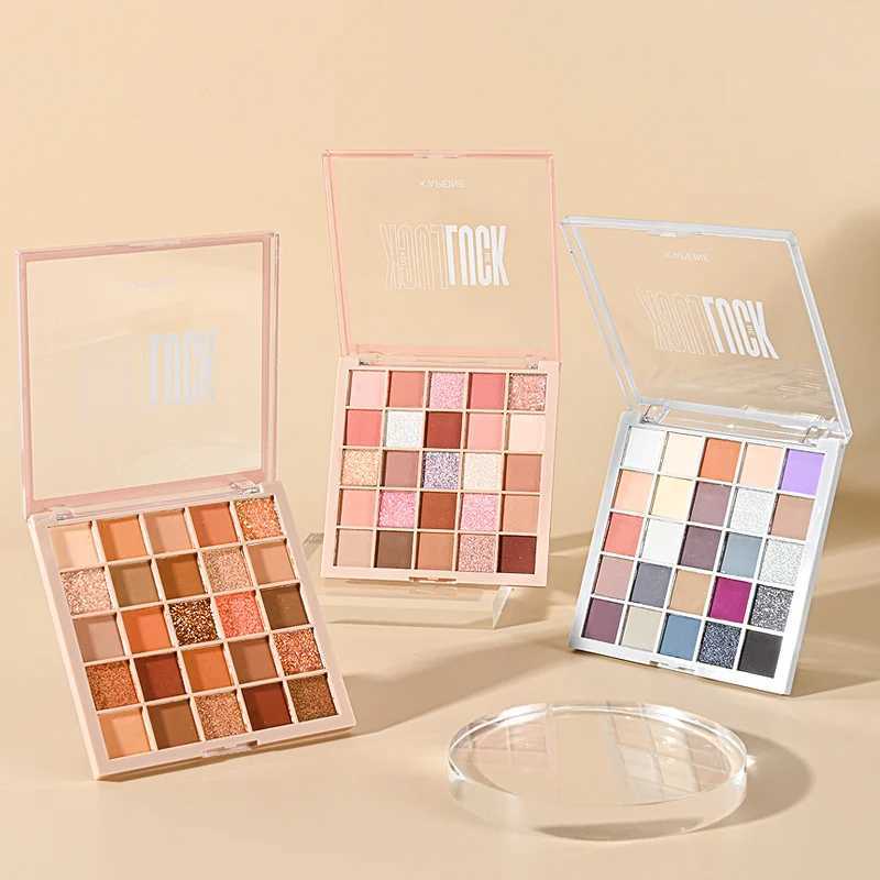 Cool Low Saturation Pure Wind 25 Color Eyeshadow P Late 2024 New Pearl Matte Color Ins Affordable Makeup zxx240720