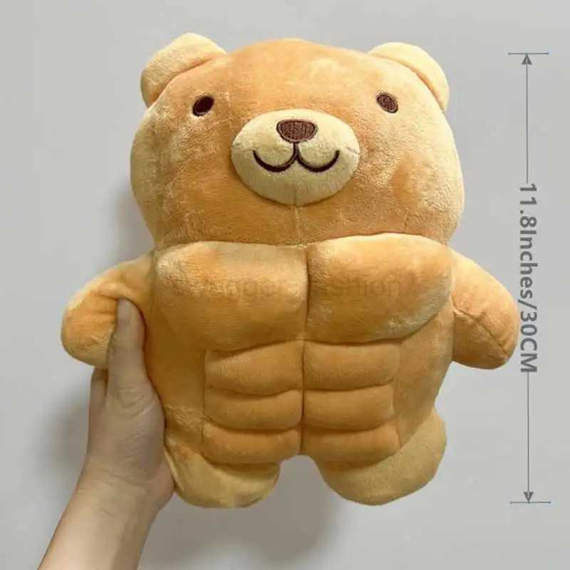 Cute Muscle Body Teddy Bear Plush Toys Stuffed animal Boyfriend Huggable Pillow Chair Cushion Birthday holiday gift for Boy GirlB270720