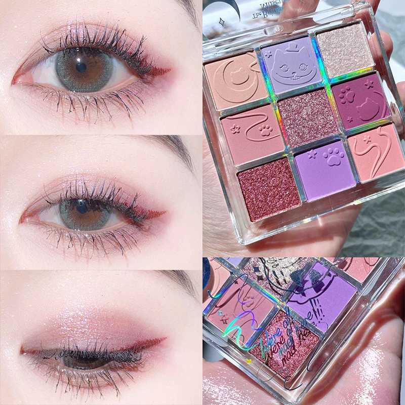 ZEESEA Alice Eyeshadow Palette 9 Colors Matte Glitter Professional Waterproof Long Lasting Eye Shadow Make Up Palette zxx240720