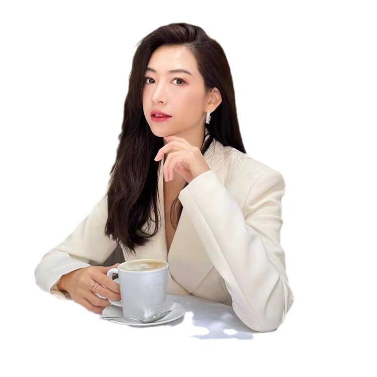 Guan Xiaotong S Same Style Suit Skirt Top with Two Buttons Autumn and Winter New French Women S Clothing Short Temperament Lace Dress Silk Dress Silk 