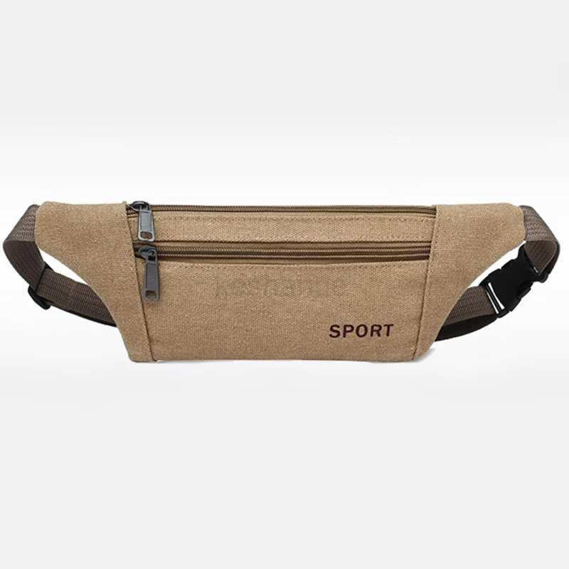 Classic Unisex Fanny Pack Waist Belt Bag Purse Travel Camping Hiking Pocket Belly Pouch Phone Coins Women Men Waist BagXJ240720