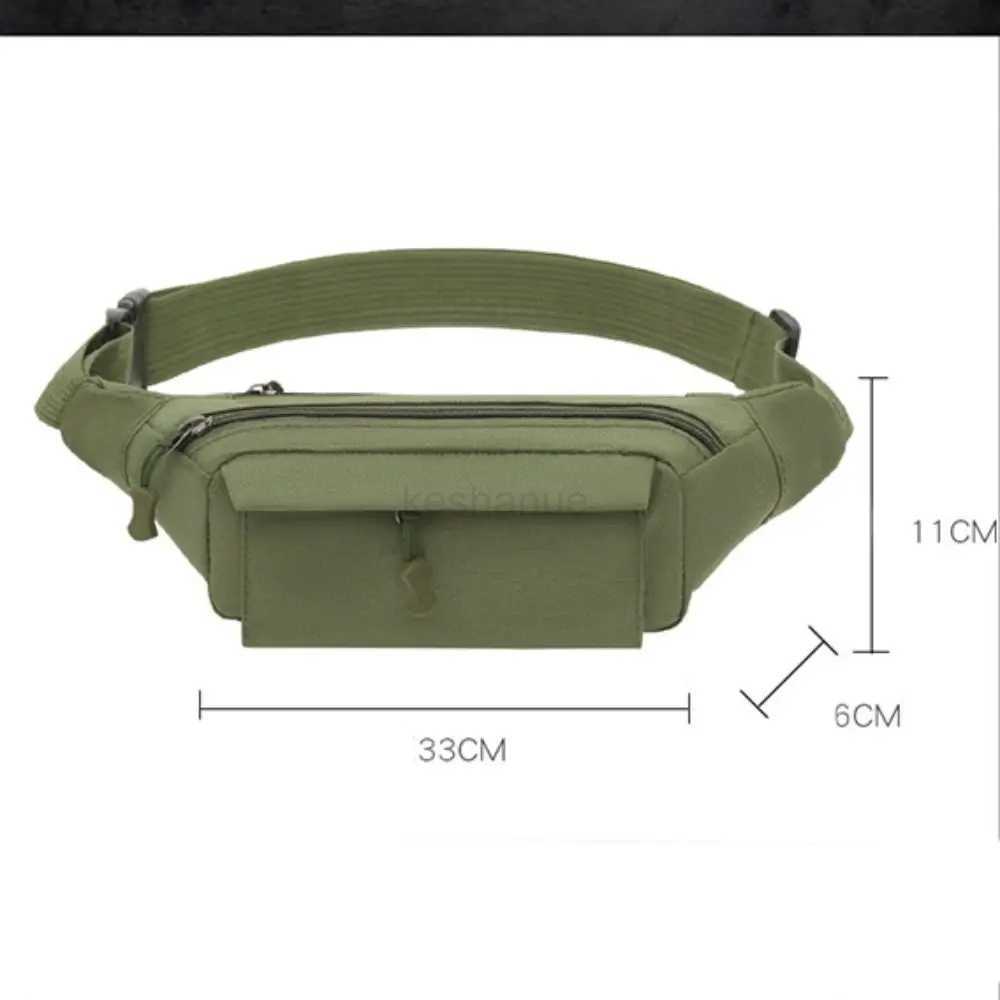 Mens Waist Bag Pouch Shoulder Belt Bags Hip Sack Oxford Cloth Belly Waterproof Male Banana Fanny Pack Phone BagXJ240720