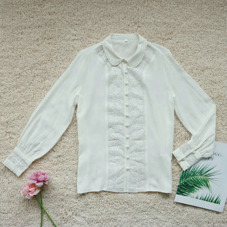 Best Saller New Merchandise High Street Female Slim Crop Top Casual Summer Printing Short Sleeve Brushed Autumn Women's Collar Blouse Stretch Cas