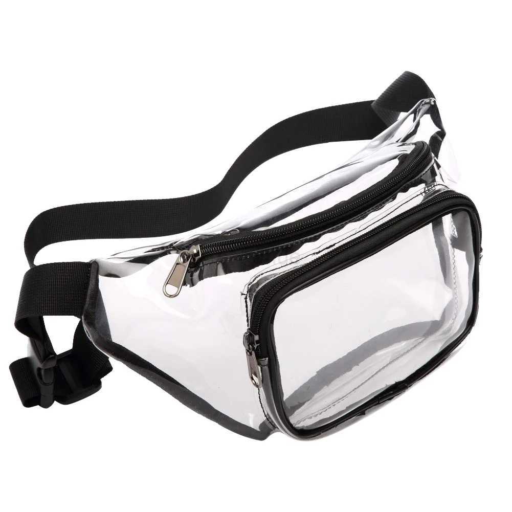 Clear Fanny Pack Stadium Approved Waist Packs for Women Men Waterproof Waist Bag Clear Purse Transparent Belt Bag for ConcertsXJ240720