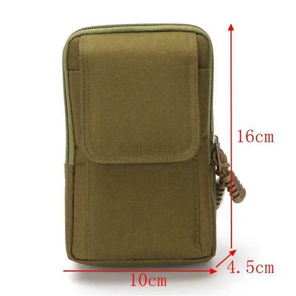 Tactical Molle Pouch Belt Waist Bag Men Tool Bag Mobile Phone Case OutdoorXJ240720