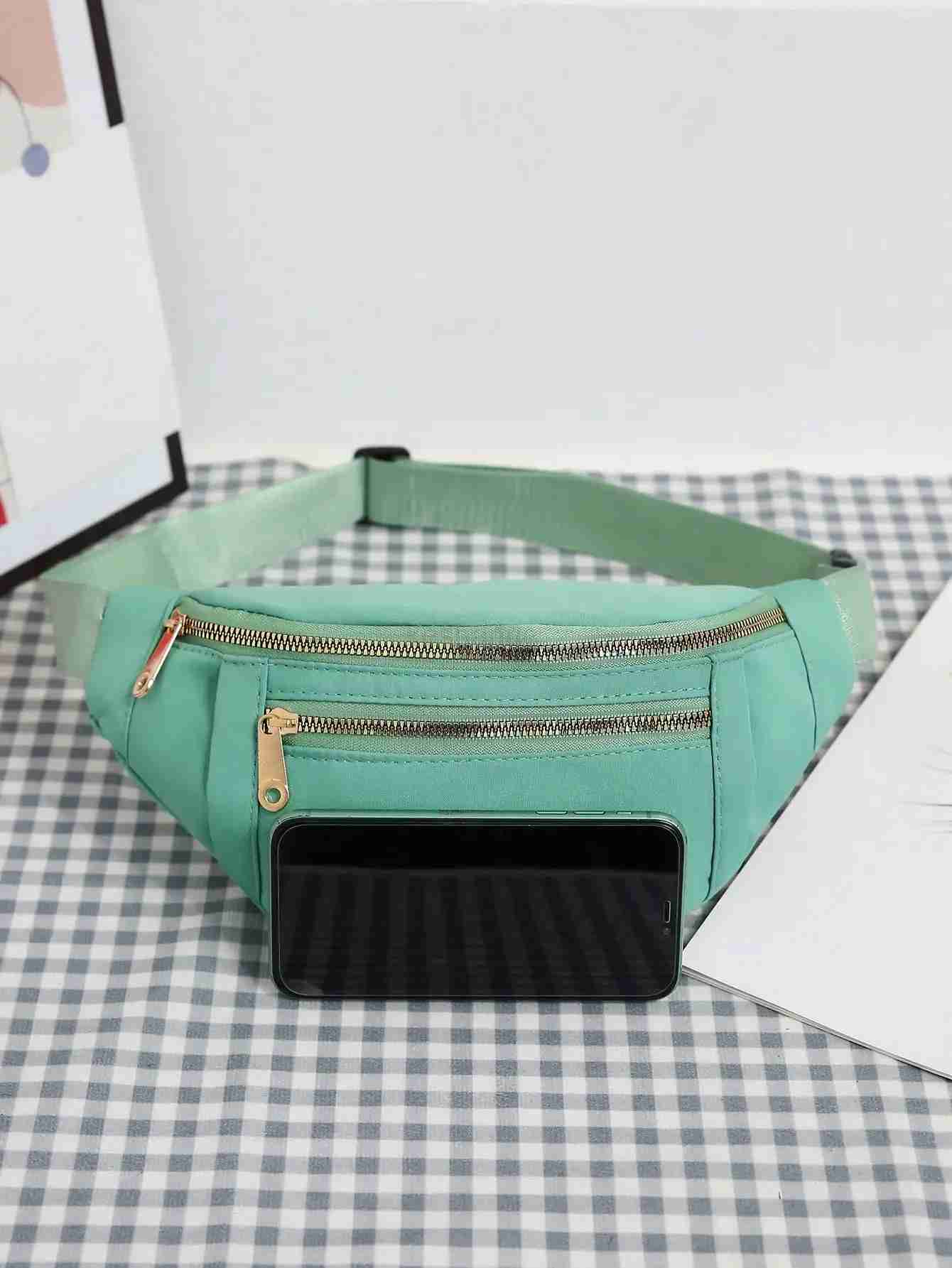Crossbody Fanny Pack for WomenLarge Waist Bag Hip Bum Bag with Adjustable Strap for Outdoors Workout Traveling Casual RunningXJ240720