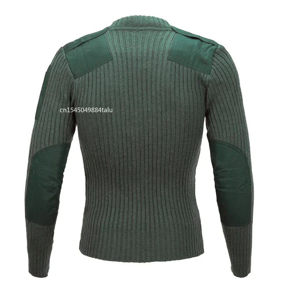 M3XL Mens Sweater Knitted Floral Winter Wool Patch Retro GreenBlue OV Collar Cold Tshirt Clothing 240718