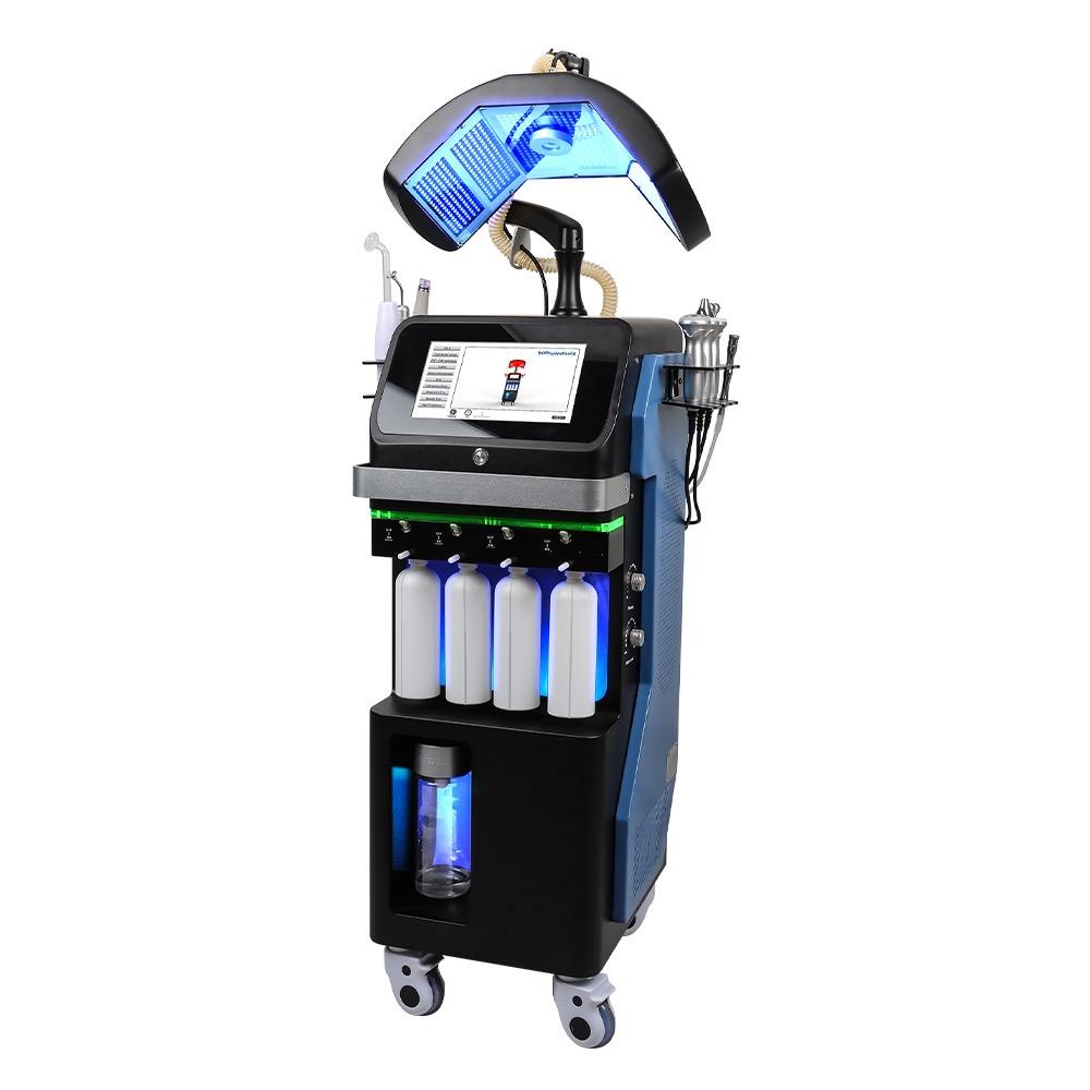 High Efficiency Beauty Diamond Aqua Peeling Beauty Oxygen Jet Dermabrasion Beauty Cleaning Beauty Face Machine Skin Care Tightening With Red Light The