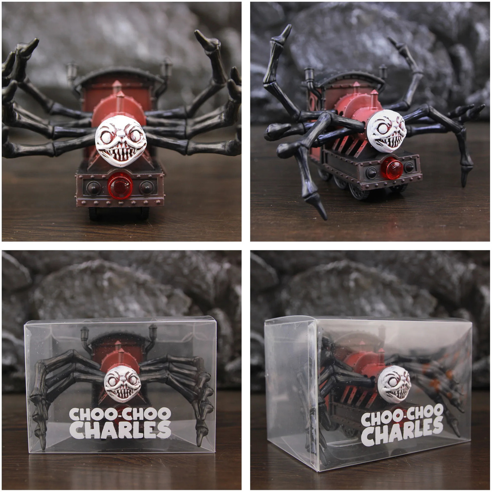 Collection Choo Charles 9cm Tall Action Figure Statue Figurine Thomas Spider Train Adventure Horror Games Toys Doll Model 240717