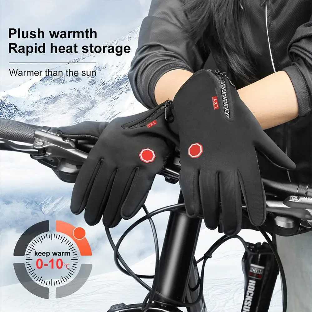 Sports Gloves Winter Gloves Scooter for Xiaomi Ninebot Glove Tactical Men Touchscreen Snowboard Hiking Skiing Cycling Warm Bike Bicycle Gloves z240720