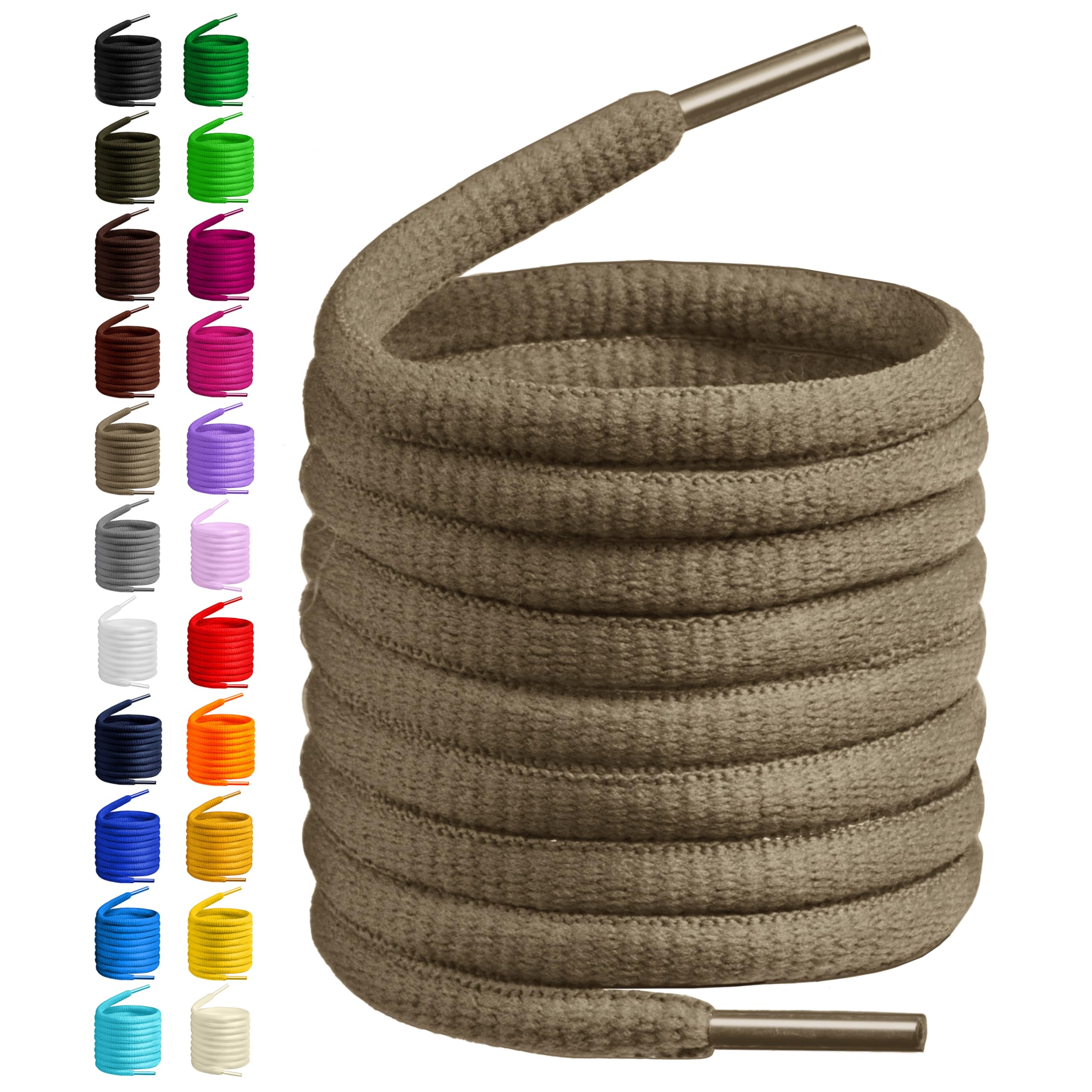 Beige Wide Block Colorful Flat Shoe Colorful Shoe Laces Fashion Canvas Shoe Laces Sneakers