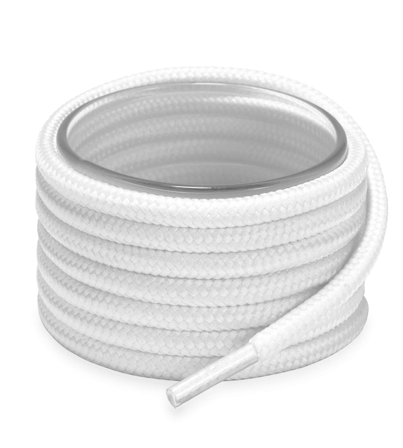 White Wholesale Shoe Laces Shoe String Athletic Length Cotton Polyester Flat Customized Sneaker Laces