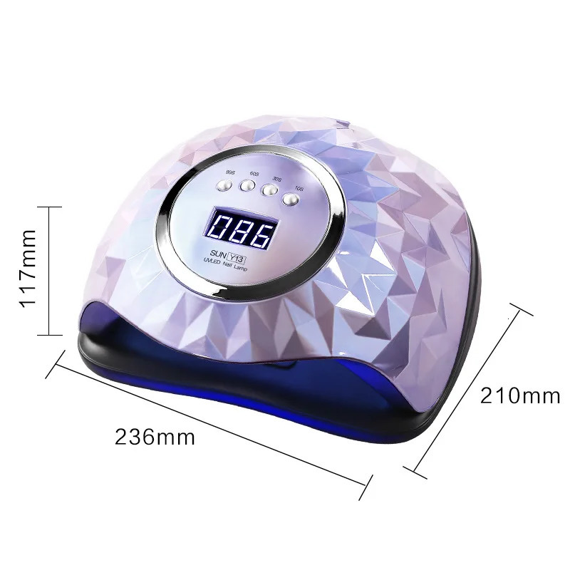Nail Dryer 60 LED Nail Lamp for Curing All UV Gel Polish Varnish with Motion Sensing Manicure Pedicure Professional Salon Tool 240719