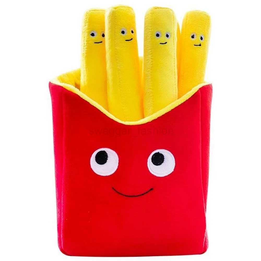 30cm Creative Cute Fun French Fries Hamburger Plush Toy Foodie Snack Pillow Doll Girl Boy Birthday Gift Soft Fill DecorationB270720