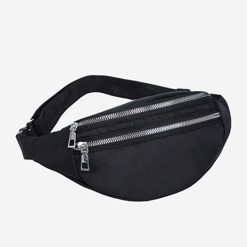 Fashion Travel Shoulder Purse Belt Bag Fanny Pack Women Waist Bag Men Belt Pouch Female Banana Bag Waterproof Phone BagXJ240720