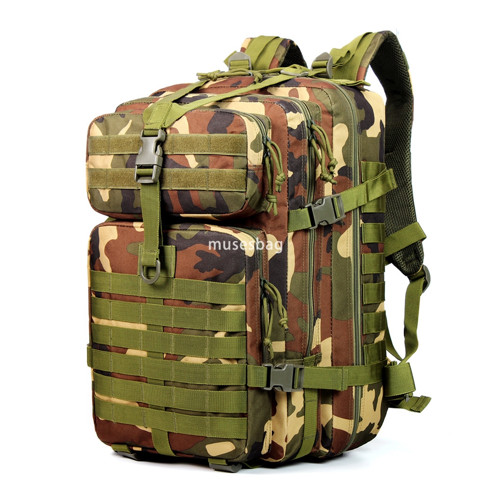 New Outdoor Military Camouflage Backpack Special Operations Multi functional Mountaineering Sports Travel Large Capacity Men's Camping Tactical B