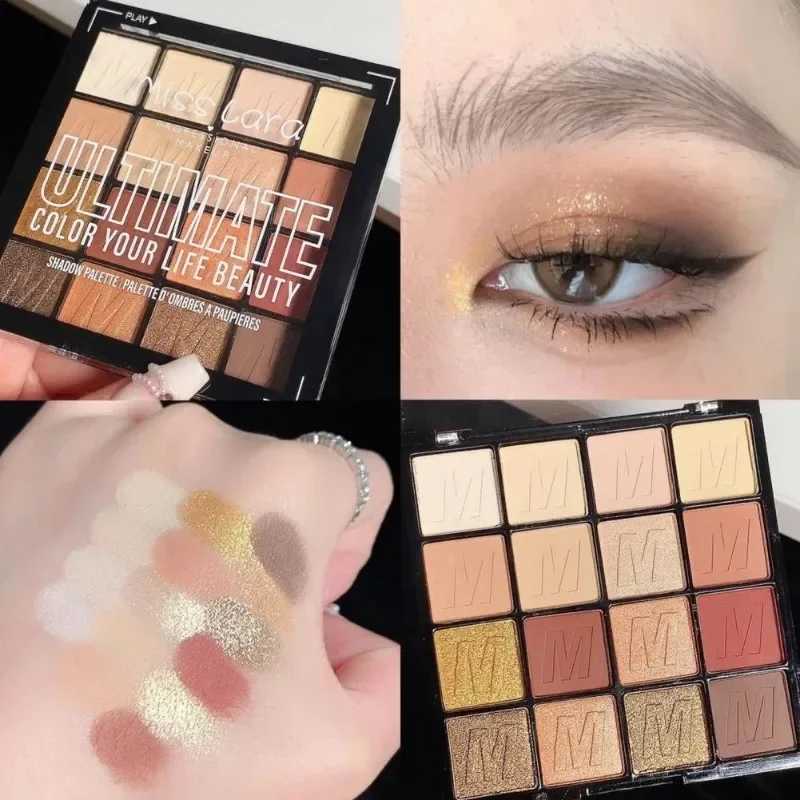 Professional Makeup Ultimate Shadow Palette Rich Color Eyeshadow 16 Stunning Shades for Lasting Colorful Cosmetic Glitter Matte zxx240720