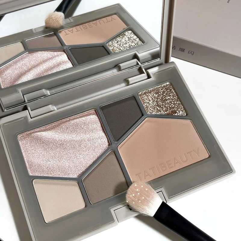 TATIBEAUTY Plain Matte Six Color Eyeshadow Plate Matte Bright Ground Color Original Plate Blush Highlight Contouring Body Plate zxx240720