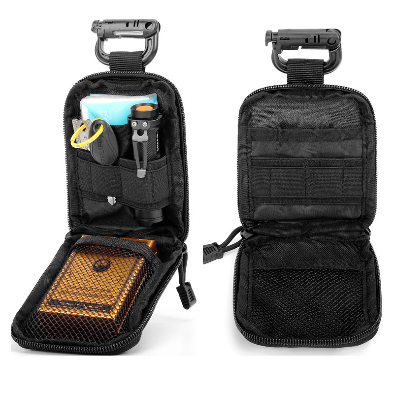 Outdoor multifunctional medical emergency storage bag Molle tactical waist bag EDC tool kit military enthusiast accessory kit