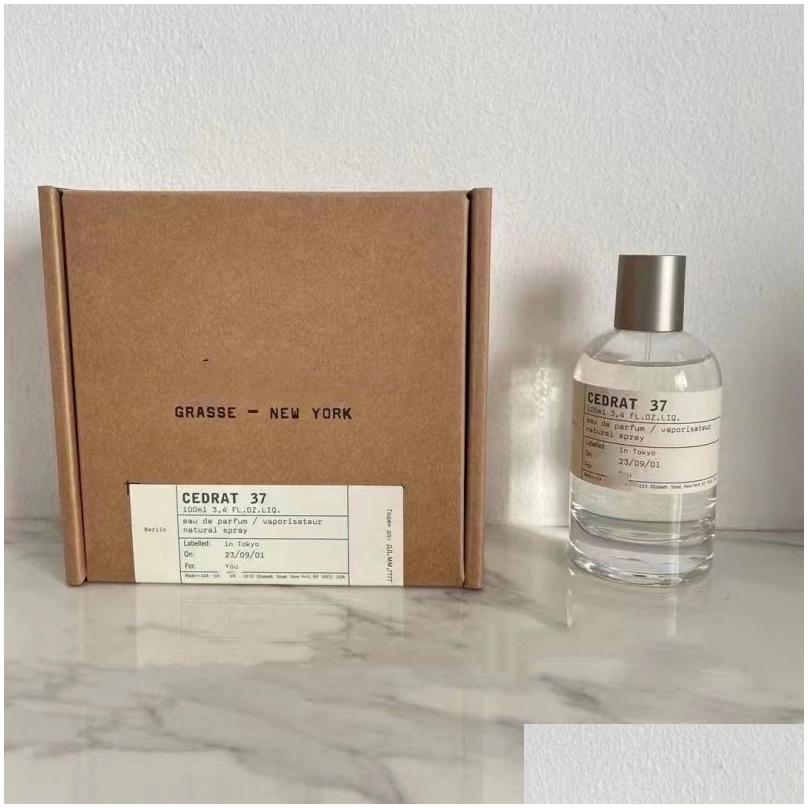 Bottle Perfume High Quality 11 Kinds 100Ml Per Freshener Santal 33 Bergamote 22 Rose 31 The Noir 29 Another 13 Long Eau De Parfum Last Dhbc1