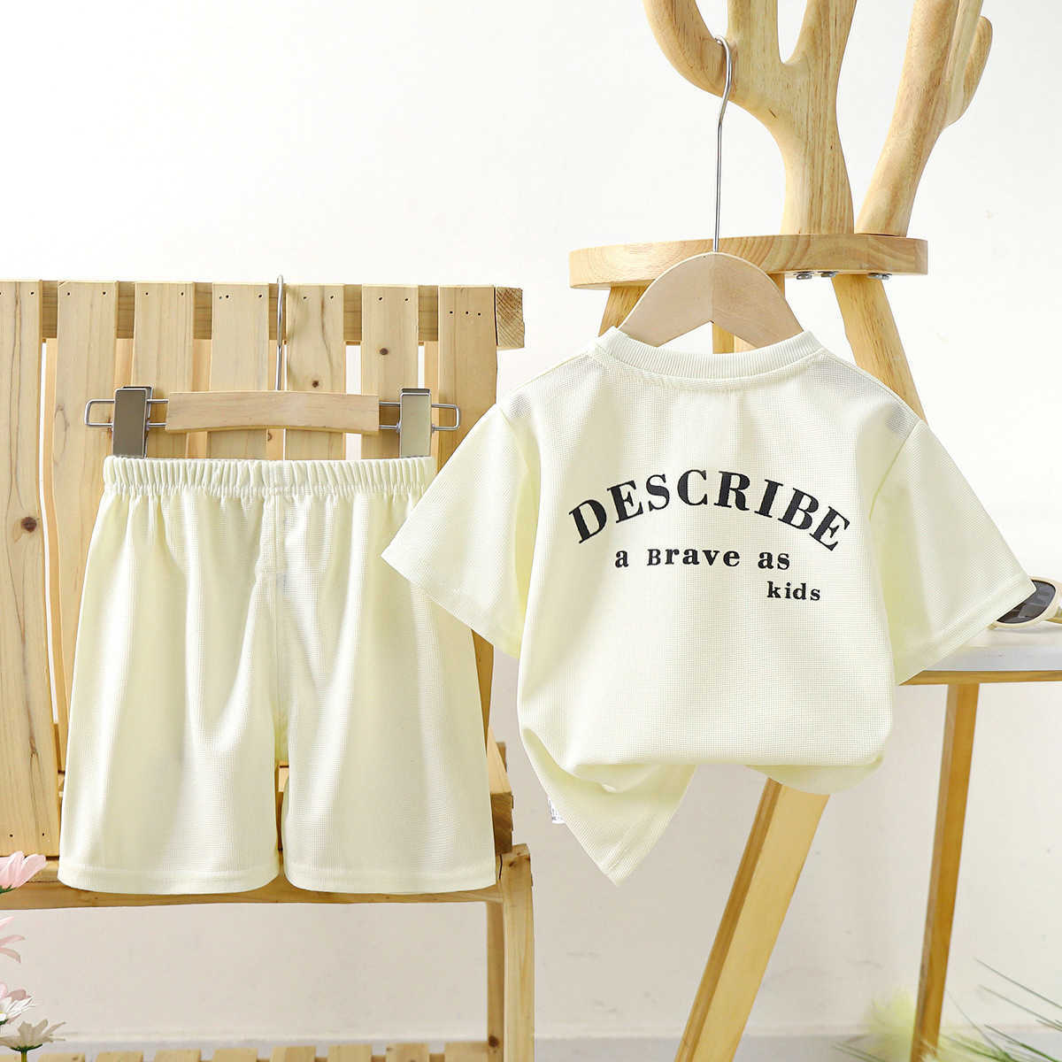 Children's short sleeve set summer new boys Korean version baby clothes boys and girls summer clothes 2024t shirt children's clothes