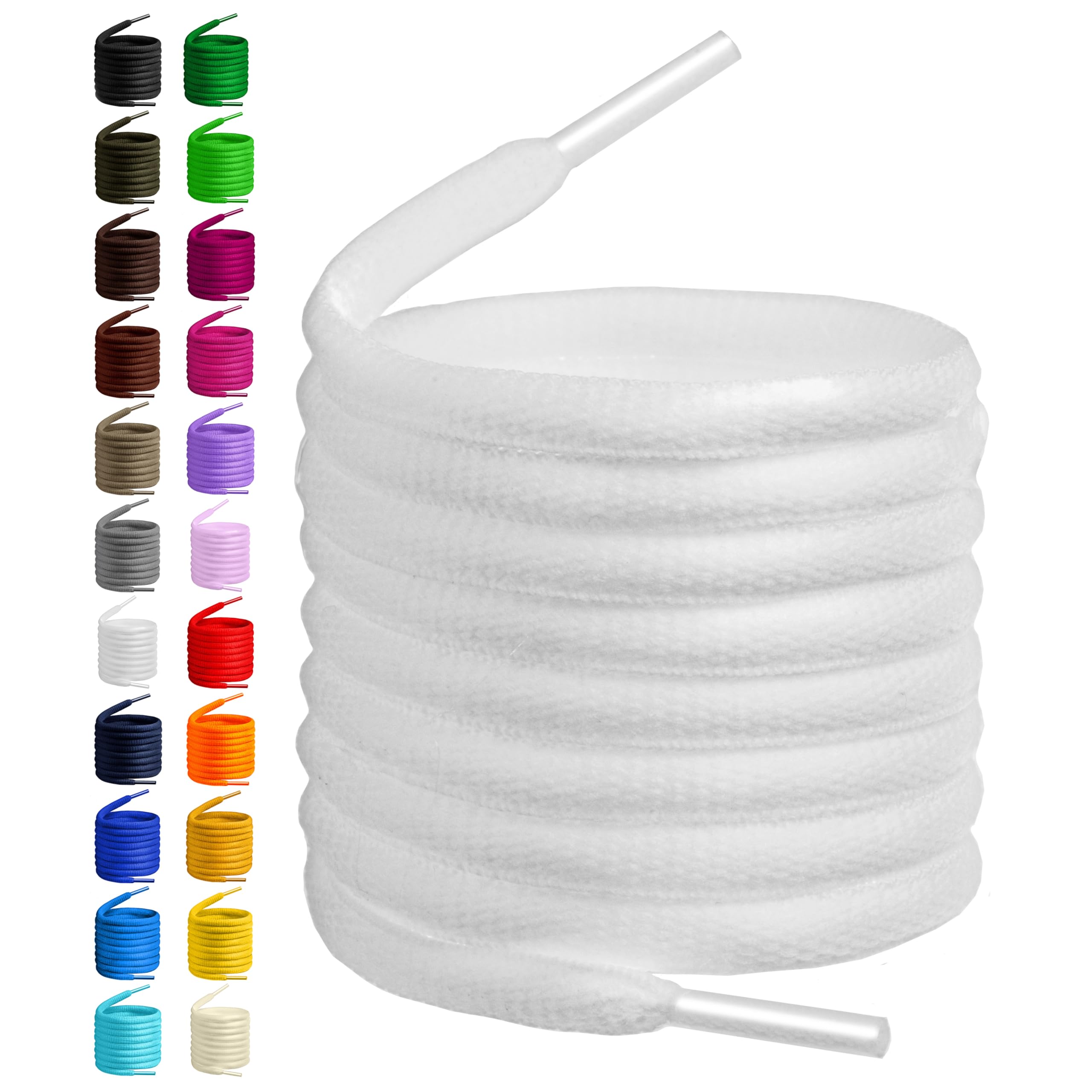 Flat Double Layer Shoe Laces for Sneakers Thick Flat Sneakers Shoelaces
