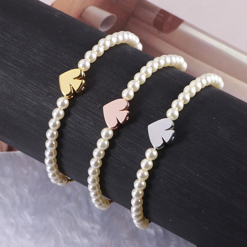 Spade Jewelry 1 1 Quality Ajust Pearl Bracelets For Women gold 18k original bracelet 240719