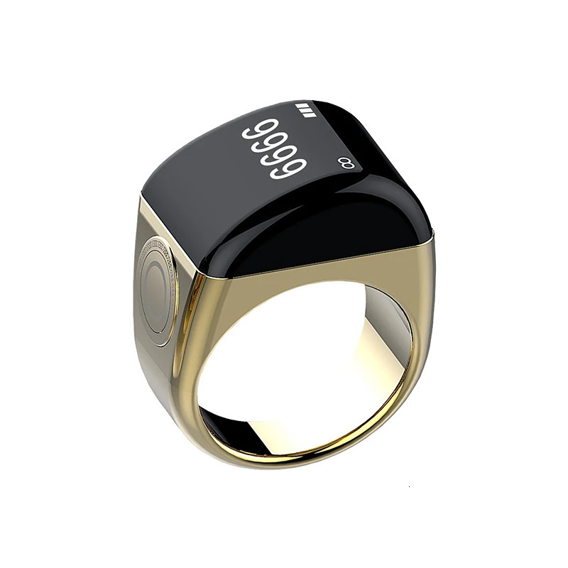 App Control Smart Tasbih Ring Waterproof Muslim Islamic Electronic Rosary Alloy Zikr For Android or iOS 240715