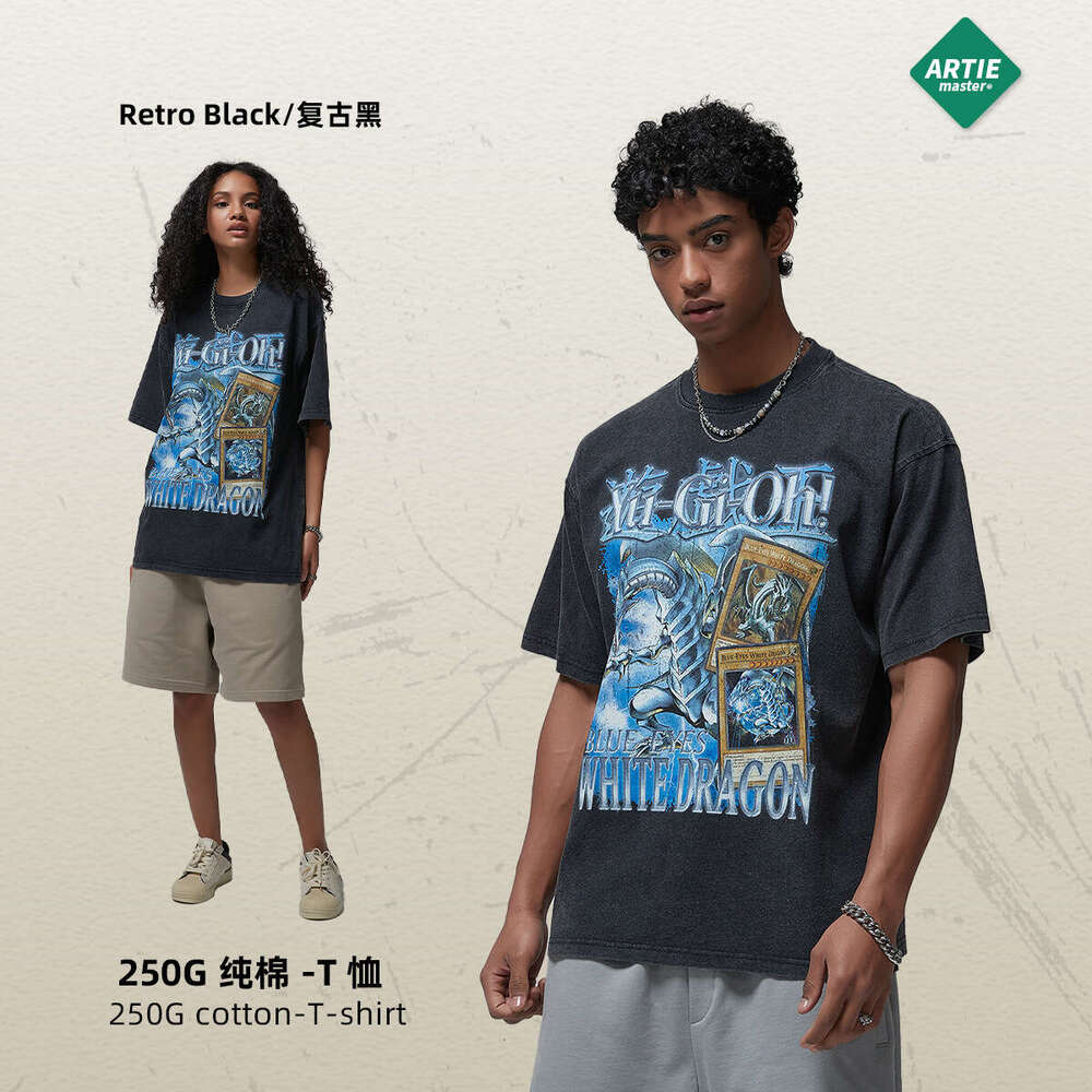 Best Saller Spring Hip Hop Short-sleeved Casual Slim Streetwear Harajuku Print Vintage Pure Cotton Chiffon Skinny Base Street Activity Crop Tops2
