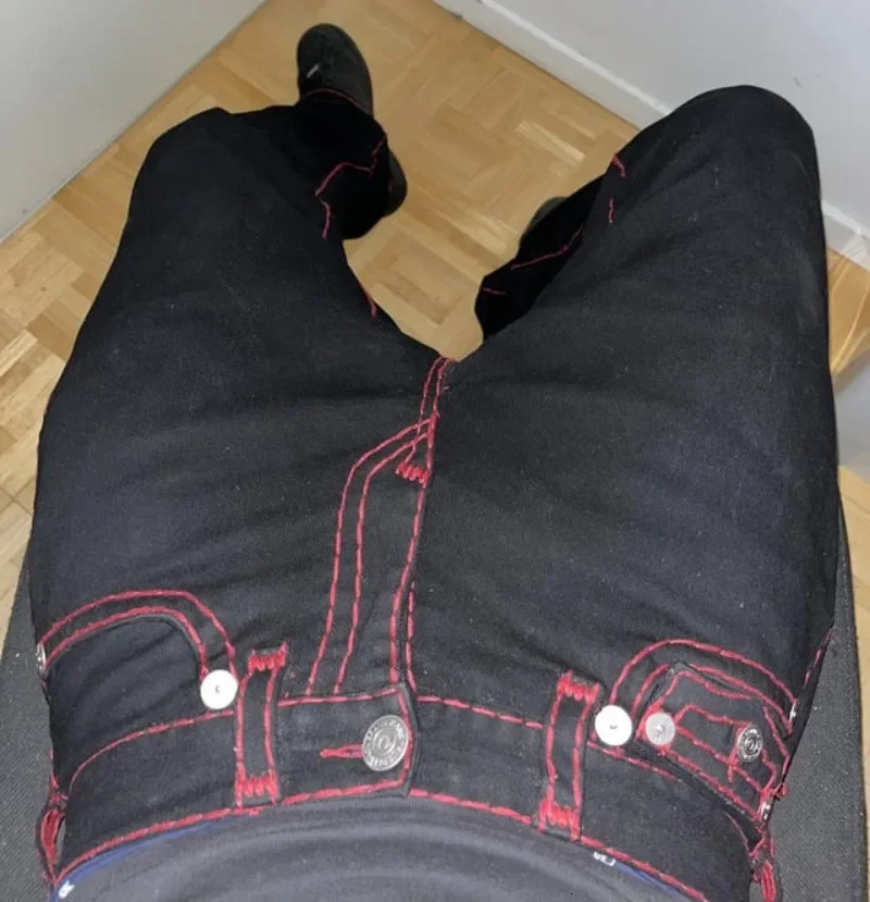 American Fashion Trend Selling Jeans Men Y2K Street Hip Hop Retro Joker Straight Wide Leg Pants Unisex Casual Loose Trousrs 240719
