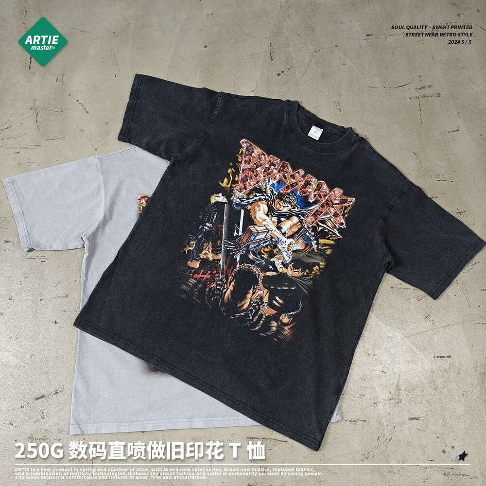 Loose Versatile Harajuku Print Vintage Slim Crop Top Casual Print Tshirt Bottoming Chiffon Round Neck Couples Street Activity Crop Tops2 Man Woman Tee
