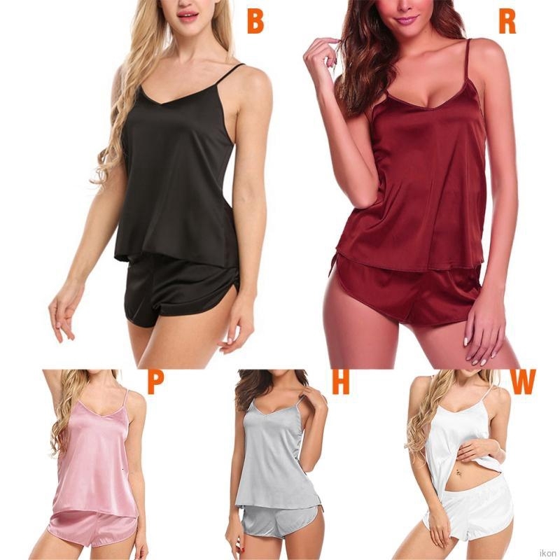 Women's Sleepwear JRMISSLI pyjamas women 7 pieces pajamas sets satin silk Sexy lingerie home wear slpwear pyjamas set pijama woman T240523
