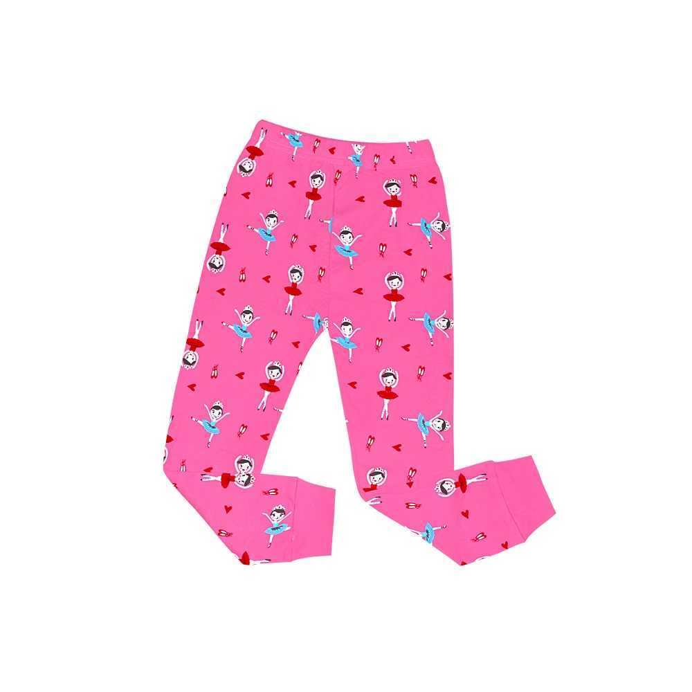 Preschool Baby Pajama Set Ballet Dance Girls Pajamas Childrens Pajamas Cotton Childrens PajamasW240716