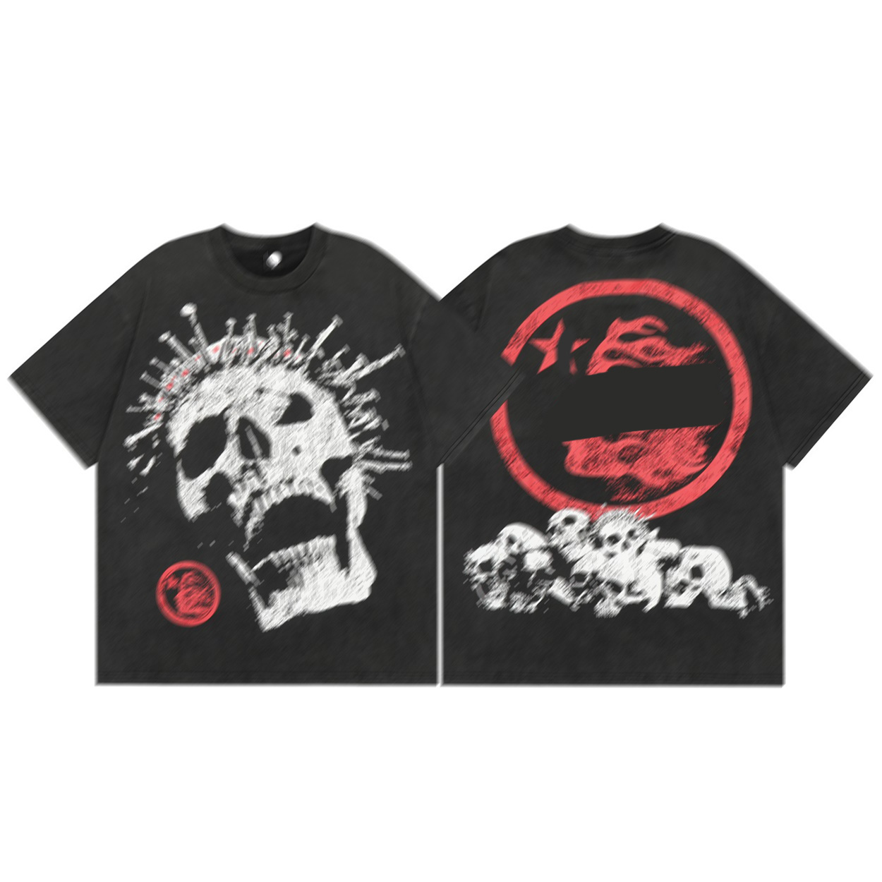 Summer new men's and women's designer T-shirts Fashion lettering print Top Short sleeve Retro trend Cotton Polo short sleeve street hip-hop graffiti shirt S~XL