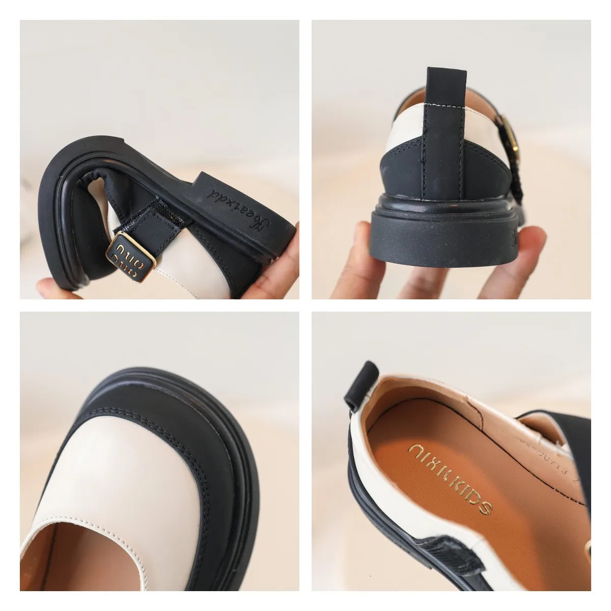 Girls Leather Shoes for School Party Wedding Fashion Elegant Children Mary Janes Pu Leather Loafers Princess Kids Moccasins 240717