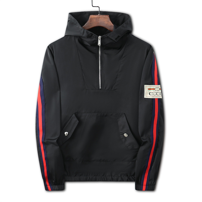 2024 New designers Mens jackets Thin Reflective Men Waterproof Wind Breaker Coat Zipper Hoodie Jacket Quick Drying Sport Outwear masculina trench Q18