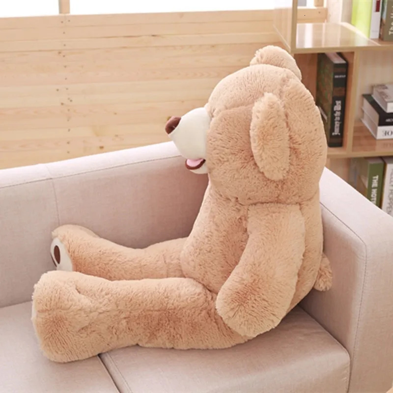 100-260cm unstuffed America Giant Bear Plush Toy Soft Bear Skin Birthday Valentines Gifts For Girl Kids Toy 240715