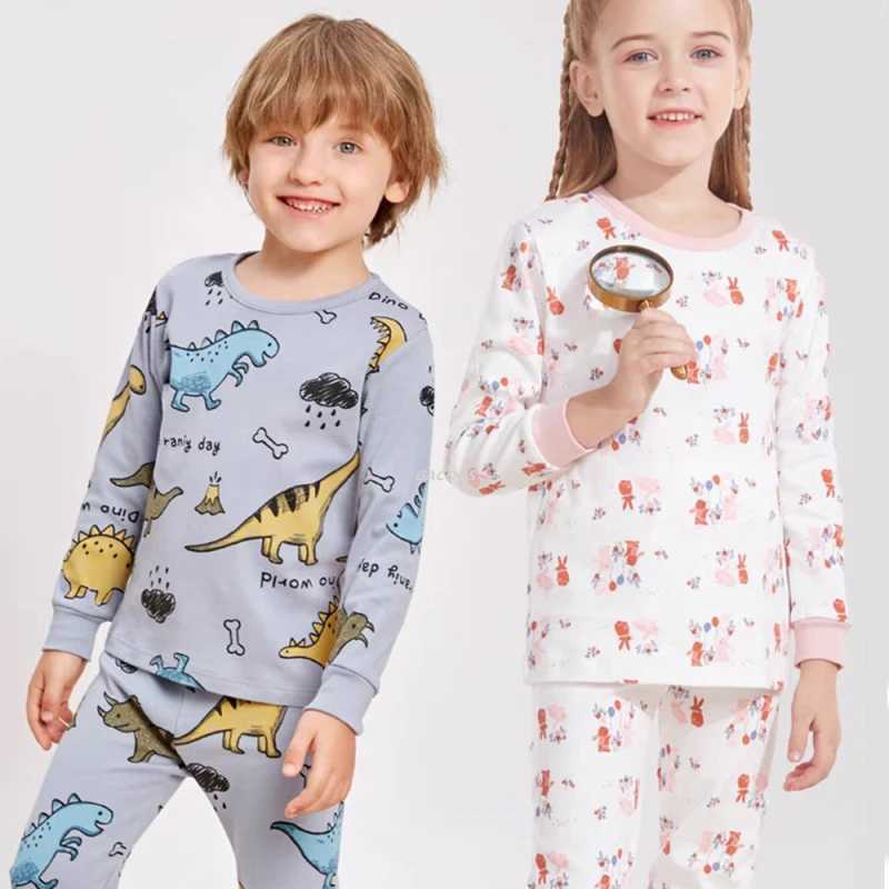 Baby sleepwear autumn long sleeved childrens clothing sleepwear youth sleepwear cotton sleepwear girl set 6 8 10 12 14 years oldW240716