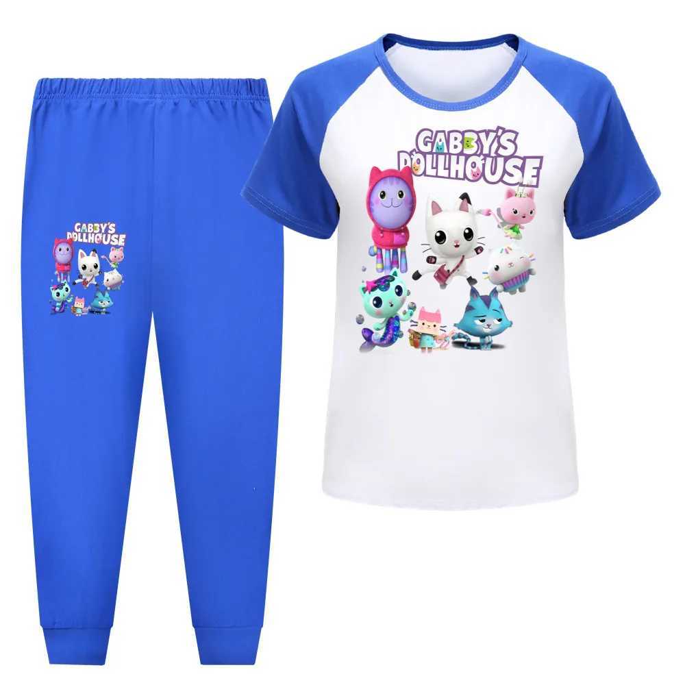 Gabby Cats Childrens Pajama Set Gabby Dollhouse Clothing Girls and Boys Pajamas Baby Pajama Set Pajamas Childrens PajamasW240716