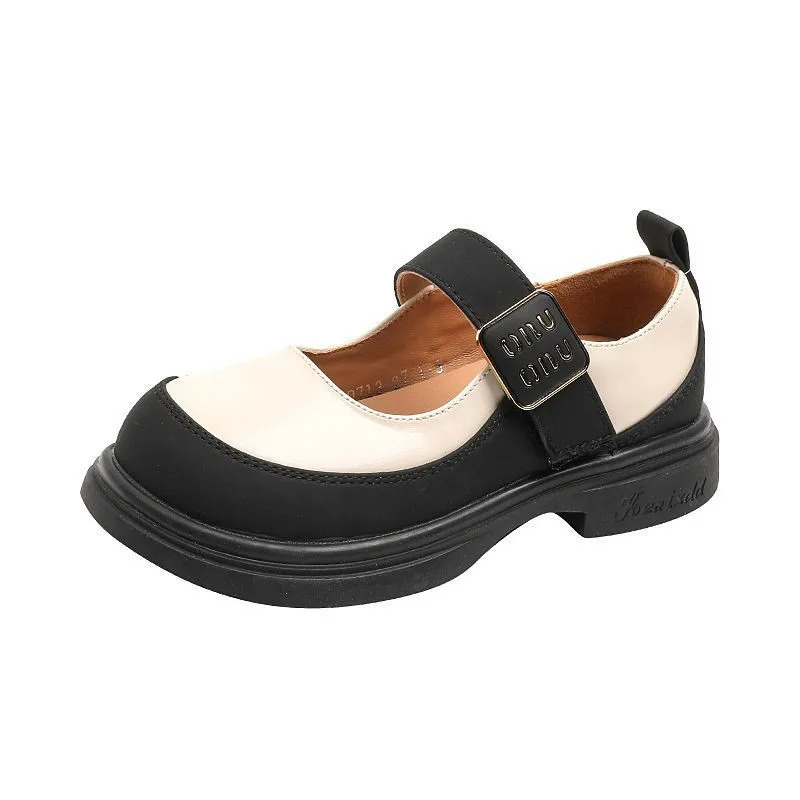 Girls Leather Shoes for School Party Wedding Fashion Elegant Children Mary Janes Pu Leather Loafers Princess Kids Moccasins 240717