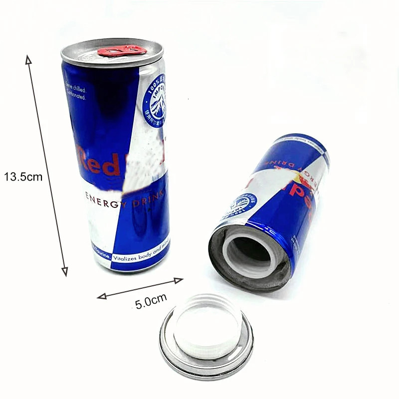 Stash Can Diversion Energy Drinks Hidden Safe With A Food Grade Smell Proof Bag 240719