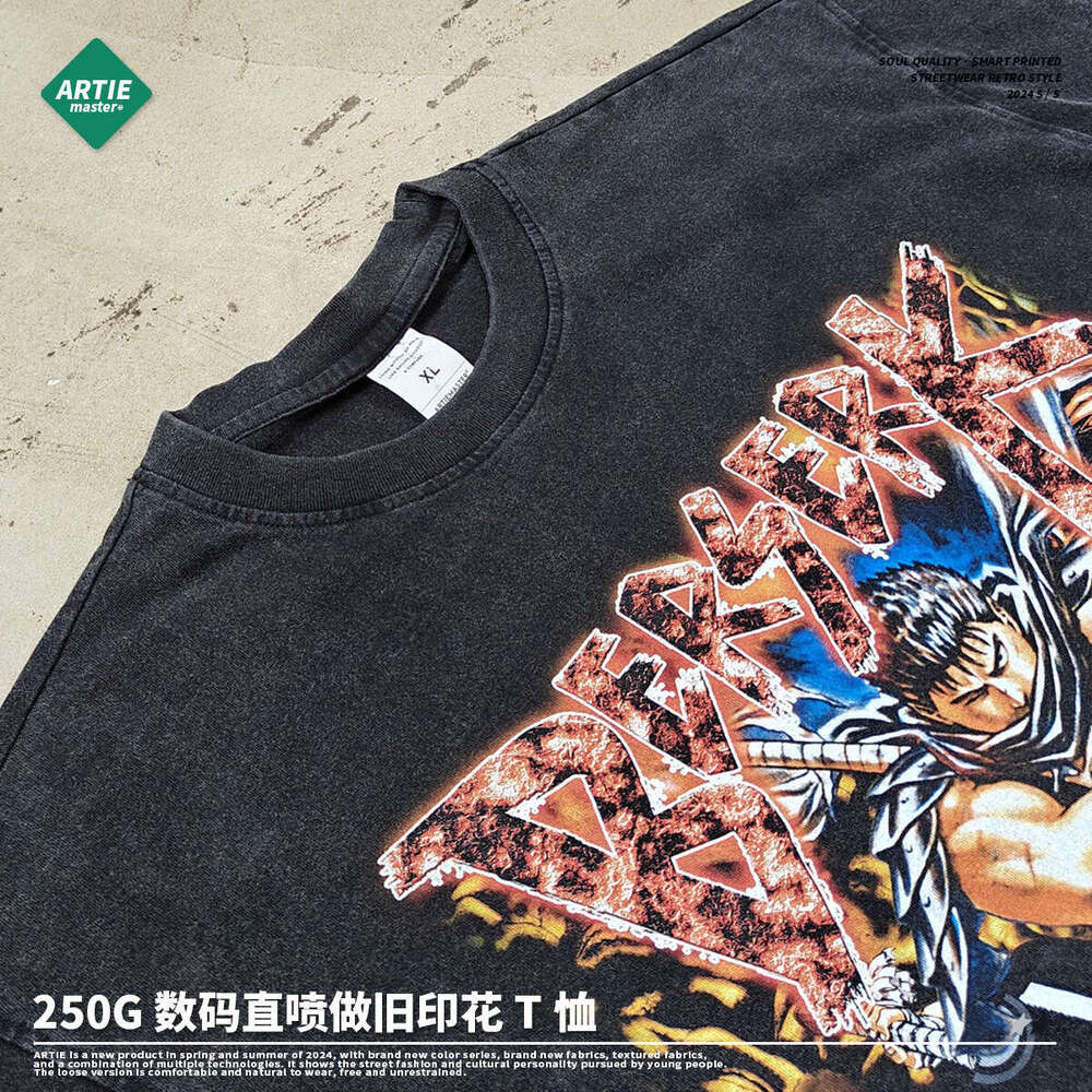 Loose Versatile Harajuku Print Vintage Slim Crop Top Casual Print Tshirt Bottoming Chiffon Round Neck Couples Street Activity Crop Tops2 Man Woman Tee