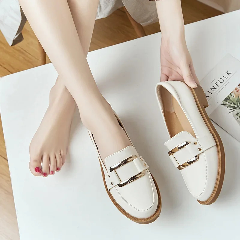 Women Low Heels Fashion Bowtie Platform Female Spring Shoes Fringe Chunky Heel Flat Shoe Casual Footwear Oxford 240708