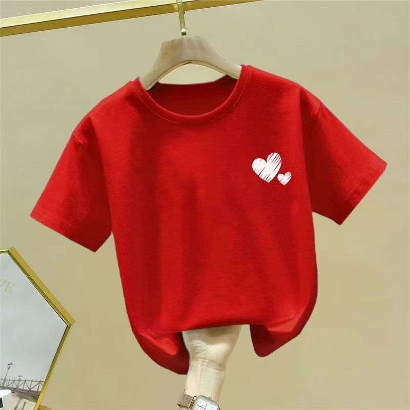 Summer children's T-shirt loose Polo shirt fashion brand brown top children's casual shirt luxury clothing street short sleeves DX2