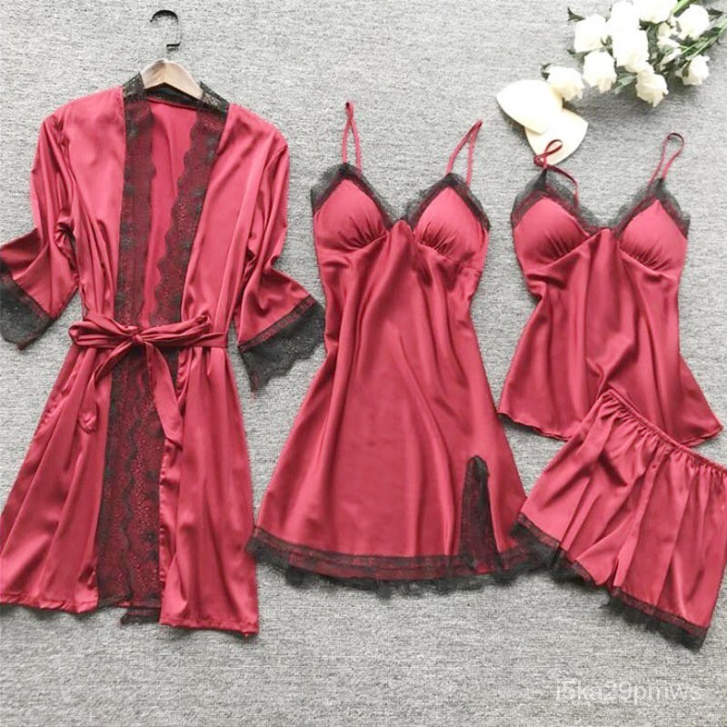 Lady Summer Sexy Pamas Four-Piece Korean Strap Women's Chest Pad