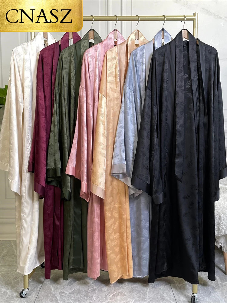 Muslim Abaya Dress Dubai Turkish Dresses Morocco White Robe Islamic Pakistani Clothes Evening Ramadan 240712