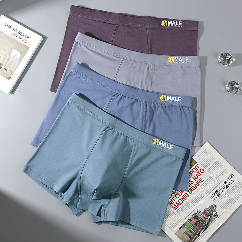 New Cotton 3D Printed Underwear Men's Seamless Four Corner Pants Mutande Uomo Boxer Boxer Men Underwear Designer Mens Boxers Designer Underwear B
